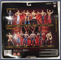 Evan Bourne / Rey Mysterio from WWE Adrenaline - Series 35 manufactured by Jakks Pacific [Back]