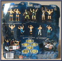 D-Von Dudley / Bubba Ray Dudley from WWE Adrenaline - Series  8 manufactured by Jakks Pacific [Back]