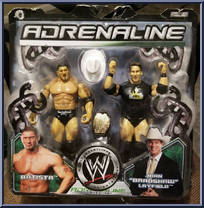 Batista / John Bradshaw Layfield from WWE Adrenaline - Series 16 manufactured by Jakks Pacific [Front]