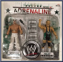 Rey Mysterio / Finlay from WWE Adrenaline - Series 30 manufactured by Jakks Pacific [Front]