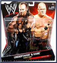 "Brothers of Destruction" Kane & Undertaker from WWE Battle Packs - Series 11 manufactured by Mattel [Front]