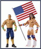 John Cena & Ultimate Warrior from WWE Battle Packs - Series 31 manufactured by Mattel [Loose]