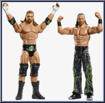 D-Generation X(Triple H / Shawn Michaels) from WWE Battle Packs - Series 58 manufactured by Mattel [Loose]