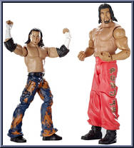 Matt Hardy & Great Khali (Supreme Teams) from WWE Battle Packs - Series  8 manufactured by Mattel [Loose]