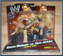 Chris Jericho vs. Shawn Michaels from WWE Battle Packs - Series  1 manufactured by Mattel [Front]
