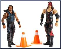 Kane & Roman Reigns from WWE Battle Packs - Series 35 manufactured by Mattel [Loose]