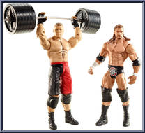Brock Lesnar vs. Triple H from WWE Battle Packs - Series 20 manufactured by Mattel [Loose]