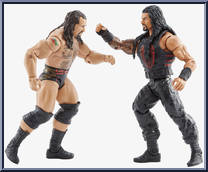 Roman Reigns vs. Rusev from WWE Battle Packs - Series 47 manufactured by Mattel [Loose]