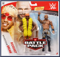 Ricochet / Velveteen Dream from WWE Battle Packs - Series 65 manufactured by Mattel [Front]