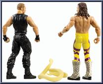 Jake "The Snake" Roberts & Dean Ambrose from WWE Battle Packs - Series 30 manufactured by Mattel [Loose]