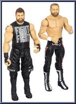 Sami Zayn & Kevin Owens from WWE Battle Packs - Series 44 manufactured by Mattel [Loose]