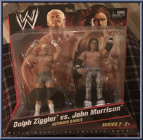 Dolph Ziggler vs. John Morrison (Ultimate Rivals) from WWE Battle Packs - Series  7 manufactured by Mattel [Front]