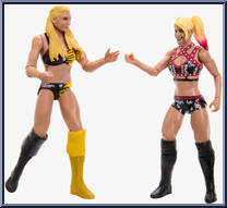 Charlotte Flair / Alexa Bliss from WWE Championship Showdown - Series 12 manufactured by Mattel [Loose]