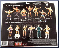 Rey Mysterio / Randy Orton / Kurt Angle from WWE Deluxe Aggression - 3-Packs - Series 1 manufactured by Jakks Pacific [Back]