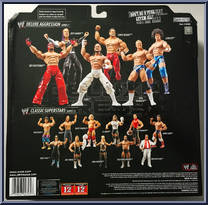 Shawn Michaels / Triple H from WWE Deluxe Aggression - 2-Packs manufactured by Jakks Pacific [Back]