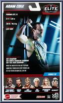 Adam Cole (Chase) from WWE Elite Collection - Series  92 manufactured by Mattel [Back]
