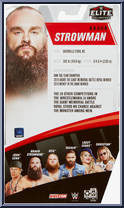 Braun Strowman from WWE Elite Collection - Series  76 manufactured by Mattel [Back]