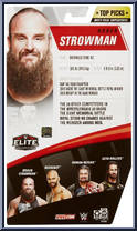Braun Strowman from WWE Elite Collection - Top Picks - 2020 manufactured by Mattel [Back]