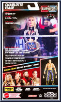 Charlotte Flair from WWE Elite Collection - Survivor Series - 2023 manufactured by Mattel [Back]