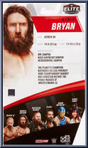 Daniel Bryan from WWE Elite Collection - Series  73 manufactured by Mattel [Back]