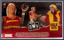 Hulk Hogan 40th Anniversary 3-Pack from WWE Elite Collection - Box Sets manufactured by Mattel [Back]