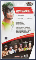 Hurricane (Chase) from WWE Elite Collection - Series  75 manufactured by Mattel [Back]