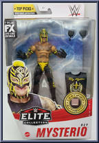 Rey Mysterio from WWE Elite Collection - Top Picks - 2021 manufactured by Mattel [Front]