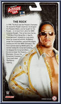 Rock from WWE Elite Collection - Best of Attitude Era manufactured by Mattel [Back]
