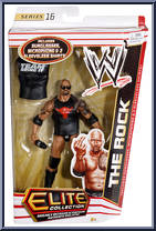 Rock from WWE Elite Collection - Series  16 manufactured by Mattel [Front]