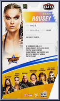 Ronda Rousey from WWE Elite Collection - Series  77 manufactured by Mattel [Back]