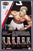 Sting from WWE Elite Collection - Series  62 manufactured by Mattel [Back]