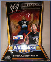 Stone Cold Steve Austin (Wrestlemania XXVII) from WWE Elite Collection - Exclusives manufactured by Mattel [Front]