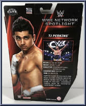 TJ Perkins from WWE Elite Collection - WWE Network Spotlight manufactured by Mattel [Back]