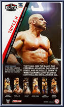 Triple H from WWE Elite Collection - Series  60 manufactured by Mattel [Back]