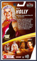 Molly Holly (Silver Top) from WWE Elite Collection - Legends - Series 16 manufactured by Mattel [Back]
