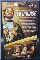 Ted Dibiase (Black Suit) from WWE Elite Collection - Legends - Series  9 manufactured by Mattel [Back]