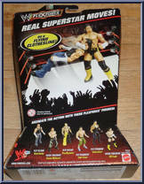 CM Punk (Hook Throwin') from WWE Flex Force - Red Card manufactured by Mattel [Back]