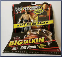 CM Punk from WWE Flex Force - Big Talkin' manufactured by Mattel [Front]