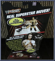 CM Punk from WWE Flex Force - DVD Heroes manufactured by Mattel [Back]