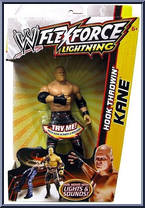 Kane from WWE Flex Force - Yellow Card manufactured by Mattel [Front]