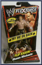 Shawn Michaels from WWE Flex Force - Red Card manufactured by Mattel [Front]