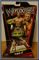 Triple H from WWE Flex Force - Red Card manufactured by Mattel [Front]