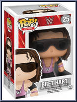 Bret Hart (Pink Tank Top) from WWE - Pop! Vinyl Figures manufactured by Funko [Front]