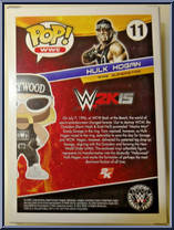 Hollywood Hulk Hogan from WWE - Pop! Vinyl Figures manufactured by Funko [Back]