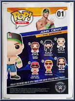 John Cena from WWE - Pop! Vinyl Figures manufactured by Funko [Back]
