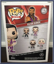 Razor Ramon (Pink Clothes) from WWE - Pop! Vinyl Figures manufactured by Funko [Back]