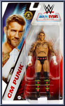 CM Punk (Chase) from WWE - Series 150 manufactured by Mattel [Front]
