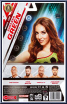 Chelsea Green (Chase) from WWE - Series 156 manufactured by Mattel [Back]