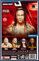 Damian Priest from WWE - Series 135 manufactured by Mattel [Back]