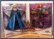 Charlotte Flair / Sasha Banks from WWE - Exclusives manufactured by Mattel [Front]